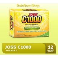 Joss C-1000 Vitamin C Supplement 1000mg - 1 Box Contains 12 sachets @3.5g