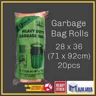 Garbage Bag Rolls 71x92cm (28x36')inch Rubbish bag beg Sampah [Maju Jaya]