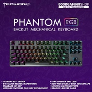 Tecware Phantom 87 RGB - Gaming Keyboard - Red