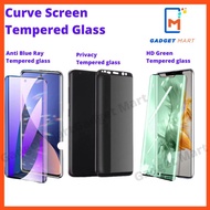 HUAWEI P60 P50 PRO P40 PRO PLUS P30 PRO ANTI PRIVACY BLUE RAY CURVE TEMPERED GLASS SCREEN PROTECTOR