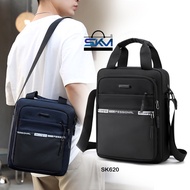 SKM Men Bag Korean Fashion Square Large-Capacity Anti-Splash Shoulder Messenger Bag Beg Kalis Air Le