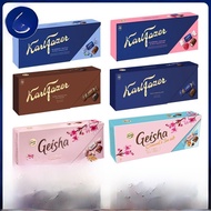 「Poppi food」 Fazer Milk Geisha Hazelnut Pure Cocoa Butter Gift Box Finnish Chocolate Snacks Nuts Spe