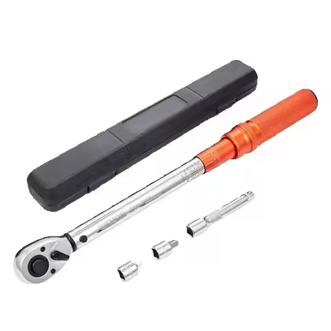 SucceBuy Torque Wrench Set Drive Click Torque Wrench Dual-Direction Adjustable Mechanical Dual Range
