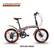 Garion G2022-BC 20 x 1 3/8 Alloy Foldable Folding Bike with Shimano 7 Speed