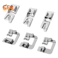 6 Pcs Rolled Hem Presser Foot, Hemming Foot Kit for Sewing Rolled Hemmer Presser Foot for Singer, Brother, Janome Durable Easy Install