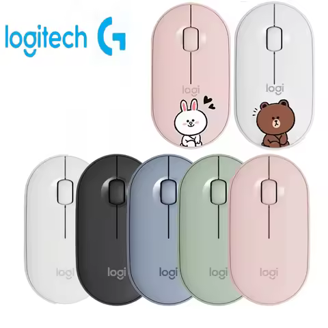 Logitech POP/Pebble M350 Wireless Bluetooth Mouse Office Silent Mouse Female Mouse Portable Mouse La