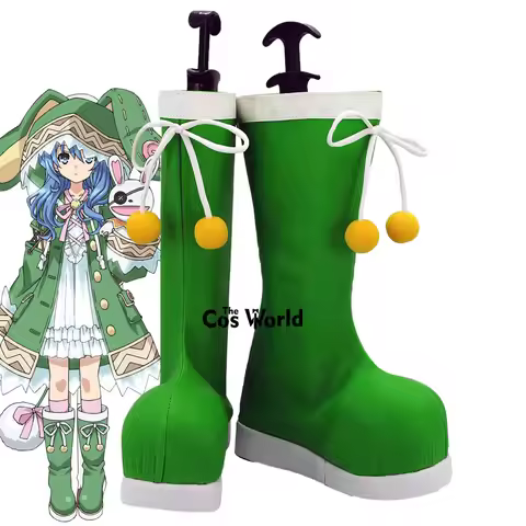 DATE A LIVE Himekawa Yoshino Customize Anime Cosplay Flat Shoes Boots