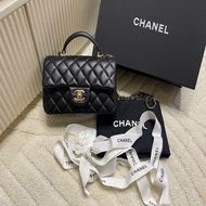 Chanel cf handle mini coco 20cm 淡金黑