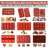 [Petite Houz] Variety Silicone Cavity l Semicircle l Oreo l Donut Baking Mould l Silicon Dessert Mol