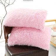 50x70cm Plush Pillow Case Winter Warm Long Fluffy Sleeping Pillowcase Home Bed Cushion Pillow Cover