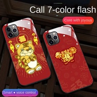 Ready Stock CUSTOMIZE LED Flash Light Voice Controlled Cover Cool Gadgets Tiger New Year Lucky Case 