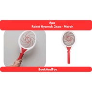 Apa Raket Nyamuk 2xaa - Merah Mosquito Swatter Battery