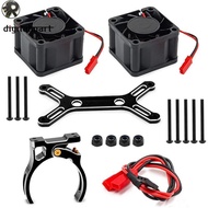 RL RC Car Upgrade Dual Cooling Fan 4985 1717 Motor Heat Sink Kit for 1/5   6S 8S  KRATON Outcast Bla