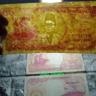 UANG KUNO 100 PERAHU PINISI 1992 Uang Kertas Lama Indonesia ASLI