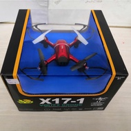 DR โดรน VISUO DRONE X17-1 โดรนเครื่องบินรีโมทบังคับวิทยุ 2.4 GHz  ล๊อคความสูงได้ บินผาดโผนตีลังกาได้ 360 องศา- 4CH 6-Axis x17-1 Drone เครื่องบินบังคับ