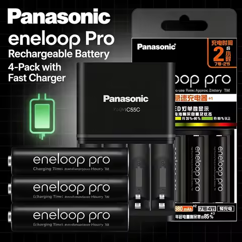 Eneloop Pro AAA high capacity NiMH battery 3hcca rechargeable battery low self discharge 4hcca, 4 ba