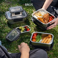 BROS Container SUS304 Tight-In Microwave-Safe Food Container | Meal Prep Container | Lunch Boxes
