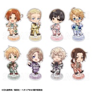 Hetalia Fanmade Acrylic Stand – TEAM Chibi Ballet Bowtie Suit Ver. – Anime Q Figure Desk Decor