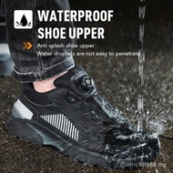 Fast Shipping New Rotating button Safety Shoes Men Anti scald welding shoes Puncture-Proof work boot