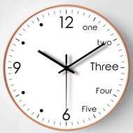 [12 inches 30cm] wall clock living room simple modern creative clock bedroom home Internet celebrity
