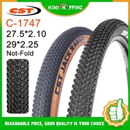 1PC CST C1747 tyres MTB bike  bicycle tires tyre 26 27.5 29 inch 26 27.5 29 * 2.1 2.25 brown rimmed tires Not Foldable wear-resistant Bicycle Accessories