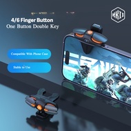 GeekBunny 4/6 Finger Mobile Phone Game Controller Joystick L1R1 Fire Shooting Key Button Trigger for