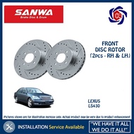 Lexus LS430 SANWA Front Racing Disc Rotor set - 2pcs (RH & LH) 315MM