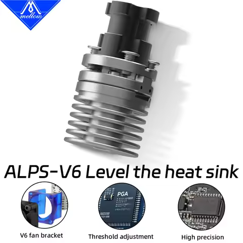 Mellow ALPS-V6 Heatsink Smart Leveling Nozzle Probe For E3D V6 Volcano Hotend DIY 3D Printer Voron V