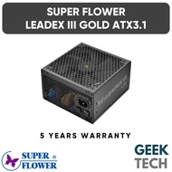 SUPERFLOWER Leadex III Gold ATX3.1 PCIe5.1 80 Plus Gold Full Modular PSU Power Supply 850W/1000W/130