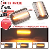Porsche 911 924S 944 Side Light LED Running Water Fender Light Side Turn Signal Porsche Accessories