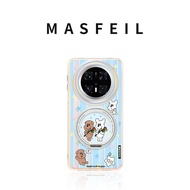 MASFEIL | เคสแบบตั้งได้มีแม่เหล็ก ลายสตาร์ ด็อก สำหรับ Huawei Mate60Pro