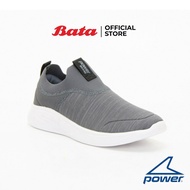 ● Bata Power Men's Sport Walking Shoes รองเท้าผ้าใบสนีคเคอร์สำหรับเดินของผู้ชาย รุ่น Breeze Torus สีเทา 8182643