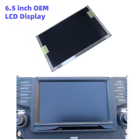 6.5 Inch LCD Display for Volkswagen VW Golf Mk7 2013- 2017 MIB2 Infomainment Screen 3G0 919 605 D LA