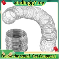【】500 Loops Beading Jewelry Wire 22 Gauge Steel Memory Wire Bracelets Bulk Silver Cuff Bangle Findin