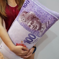 🌈Local stock car cushions Nissan Ringgit money pillow RM50 RM100 RM1000 BANTAL Duit soft comfy Recta