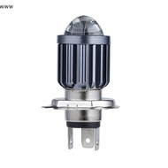 Motorcycle Headlight Bulb BA20D LED H6 White Yellow H4