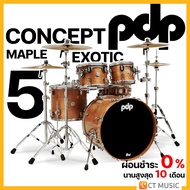 DW PDP Concept Maple 5 Exotic กลองชุด Honey Mahogany ไม่รวม Hardware