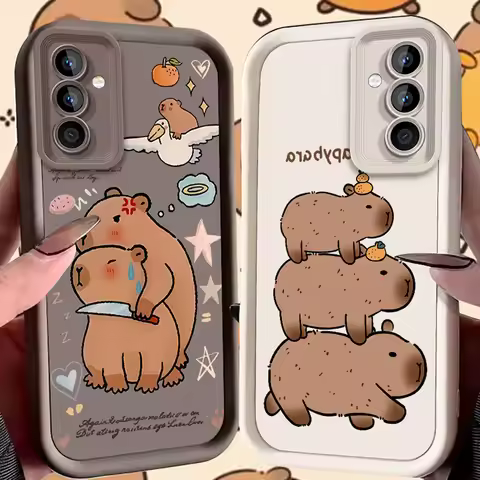 Capybara Case for Samsung Galaxy A73 A72 A71 A31 A30 A24 A23 A22 A21S A20S A20 A16 A15 A14 A13 A12 4