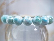 【高品無雜海紋石拉利瑪】天然海紋石 水晶手鍊手串/一物一拍