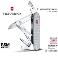 【FSM KNIVES】Victorinox Swiss Army Knives - Medium Pocket Knife 93 mm  - Pioneer X 9 Functions 0.8231