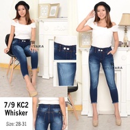 WOMEN'S RIP PANTS 7/9 SUPER TARA NEW MODEL