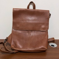 Genuine leather backpack