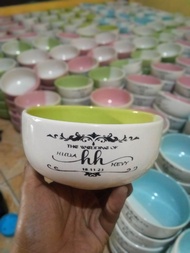 mangkok twotone keramik sablon souvenir nikah