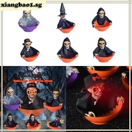 xiangbao1 Halloween Animated Screaming  Bowl Candy Holder with MotionSensor and Light Up Red Eyes