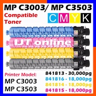 Compatible Toner for Ricoh Aficio MP C3003 C3503 MPC3003 MPC3503 Photostat Copier Black Cyan Yellow 