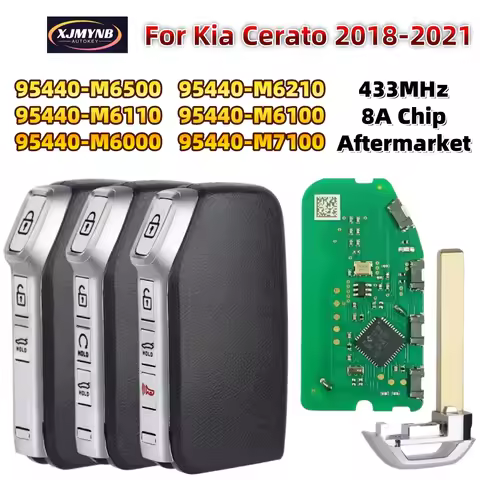 XJMYNB 95440-M6000 M6100 M6110 M6210 M6211 M6500 M6501 M7100 Keyless Smart Car Key 433MHz 8A Chip Fo