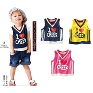 DL Doai Girls Vest Top (Size 80 Left) Cheerleading Team Sports Style Sleeveless Baby Girl Children C