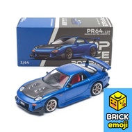 POP RACE PR64-119 Mazda RX7 Re Amemiya 1/64 Đồ chơi mô hình xe hơi