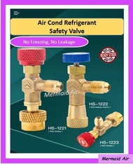 Refrigerant Safety Valve // Aircond Gas Safety Valve // Coupling Refrigerant Connection Safety Adapt