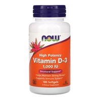 💓Health care department Direct Mail Now Foods High Potency Vitamin D3 1000 IU 180 Softgels